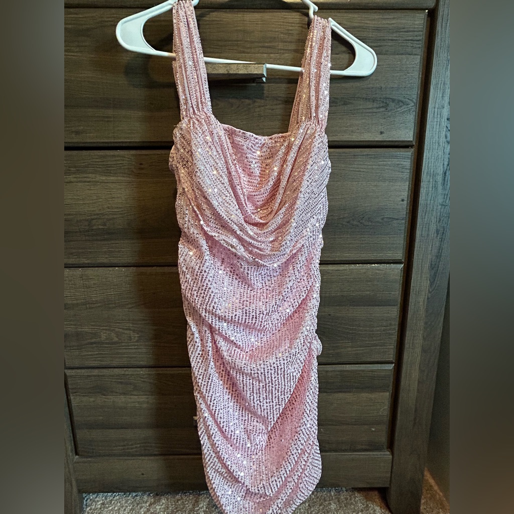 Brand New Never Worn Pink Sequin Dress Daughter Decided On A Different Dress